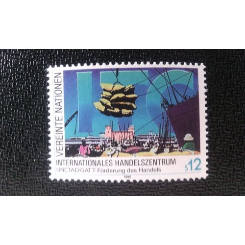 Timbre Nations Unis (Onu) Vienne Yt 102 Centre Commercial 1990
