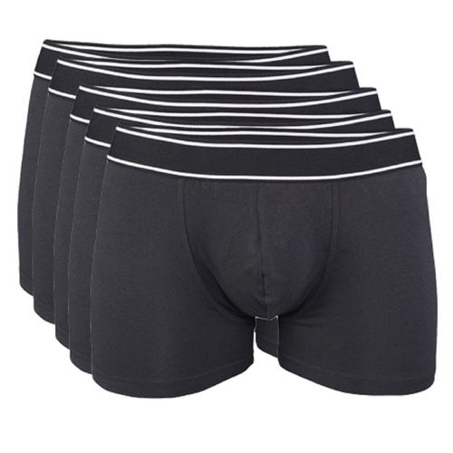 Lot 5 Boxers Shorty Homme K800 - Coton - Noir