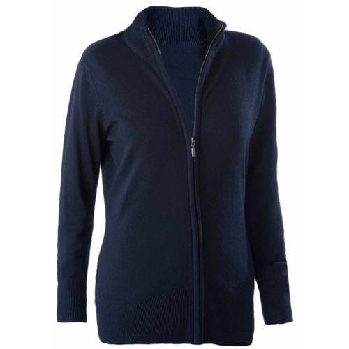 Gilet Boutonn? Cardigan K962 - Femme - Bleu Marine