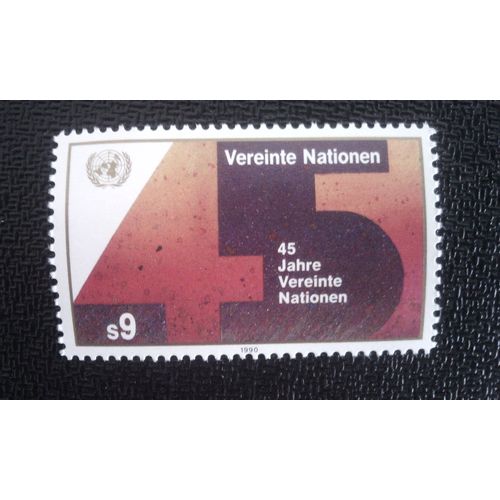 Timbre Nations Unis (Onu) Vienne Yt 109 U.N.O. 1990