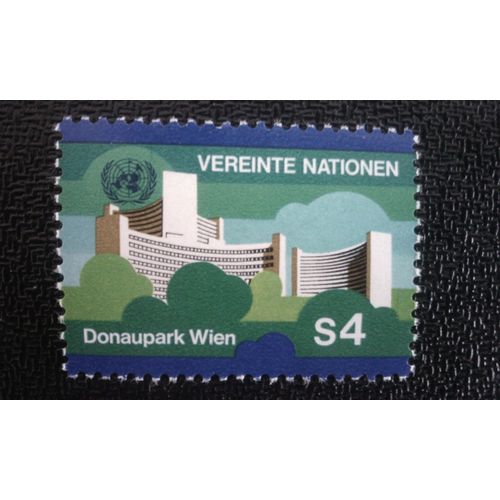 Timbre Nations Unis (Onu) Vienne Yt 04 Donaupark, Vienne 1979