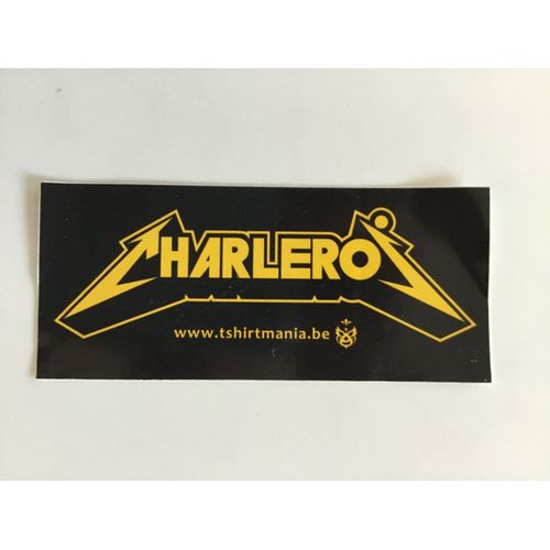 Autocollant Charleroi ( 9 X 4 Cm )