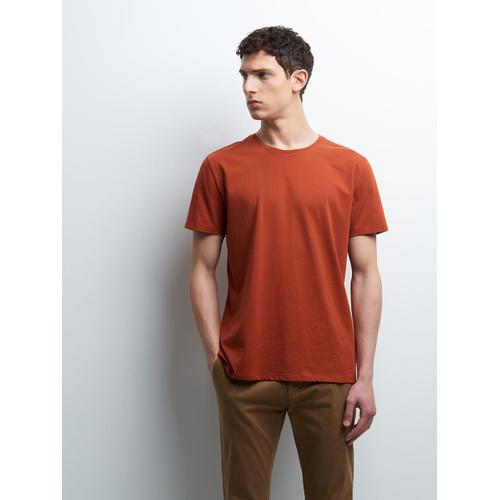 Tee Shirt En Coton Supima Uni - Orange - Xxl