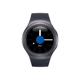 Samsung Gear S2 - 42 Mm - Gris Foncé - Montre Intelligente Avec Bande - Élastomère - Noir - Affichage 1.2" - 4 Go - Wi-Fi, Nfc, Bluetooth - 47 G
