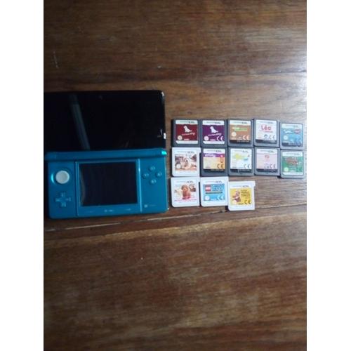 Nintendo 3ds Bleu Lagon + 19 Jeux