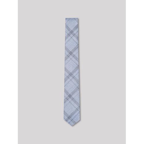 Cravate Homme À Carreaux - Bleu Clair - U