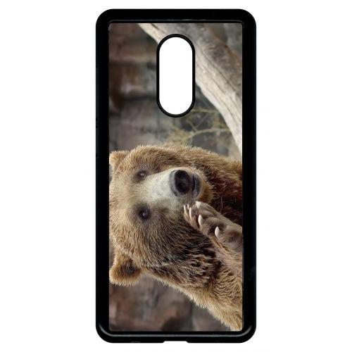 Coque Xiaomi Redmi 5 - Gros Ours Brun - Noir