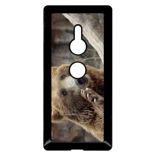 Coque Xperia Xz2 - Gros Ours Brun - Noir