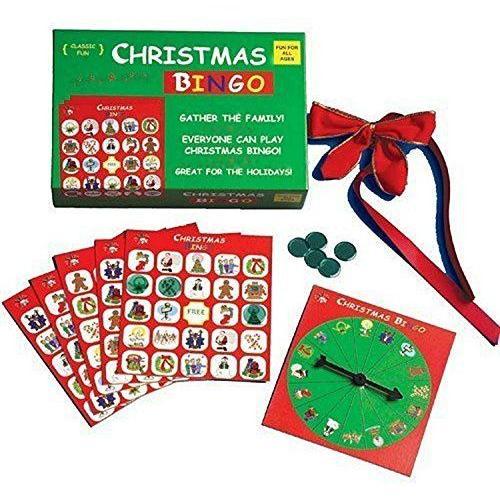 The Original And Classic Christmas Bingo Game - Have A Very Merry Christmas With Our Popular Christmas Bingo Game, Complete With Bingo Game Cards, Bingo Chips And A Bingo Spinner