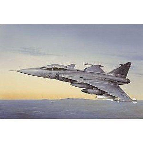 Saab Jas 39a Gripen Swedish Af 148 Model Airplane Italeri-Italeri