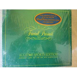 Trivial Pursuit All-Star Sports Edition (Subsidiary Card Set For Use With Master Game)Outdated Version
