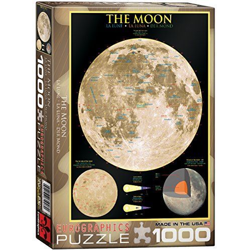 Eurographics The Moon 1000 Piece Puzzle