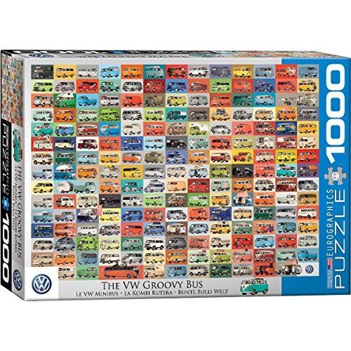 Eurographics Volkswagen Groovy Bus Puzzle (1000 Piece)