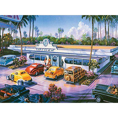 Collector Series - The Diner - 1000 Piece Jigsaw Puzzle By Lafayette Puzzle Factory