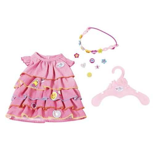 Zapf Creation 824481 Robe D'été Baby Born Sertie De Pins