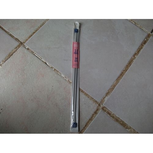 Aiguilles À Tricoter N°2,5 - 30 Cm
