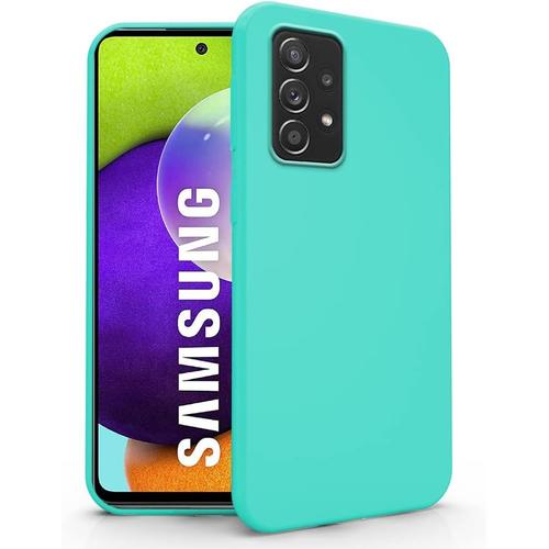 Coque Compatible Pour Samsung Galaxy A13 4g Étui Tpu Soft Gel Silicone Ultra Mince Souple Case Arrière Protection Turquoise