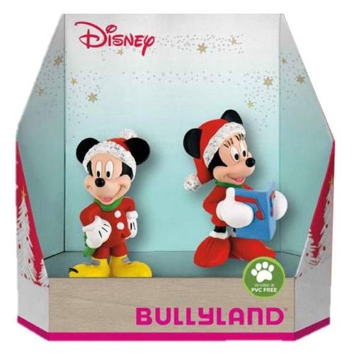 Disney Pack 2 Figurines Micky Christmas 8 - 10 Cm