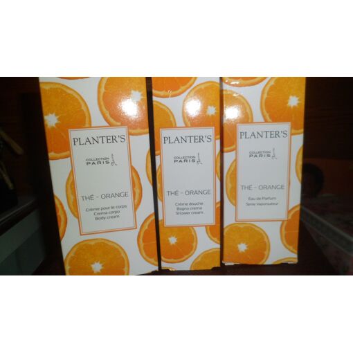 Lot Planter's - Eau De Parfum 50ml + Crème - Senteur Thé, Orange, Jasmin - Neuf