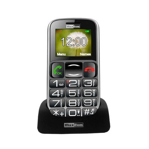 Maxcom Mm461 Negro Móvil Senior 1.8'' Con Bluetooth, Teclas Grandes Y Botón Sos