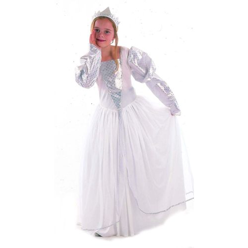 Déguisement Princesse À Voilage Fille - Taille: M 7-9 Ans (120-130 Cm)