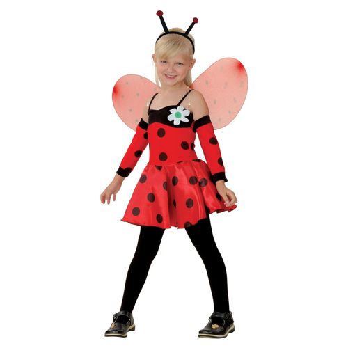Déguisement De Coccinelle Fille - Taille: M 7-9 Ans (120-130 Cm)