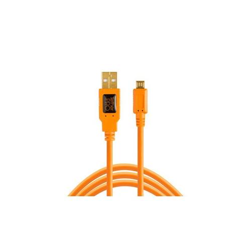 TETHER TOOLS TetherPro USB 2.0 A Male vers Micro B 5 broches orange