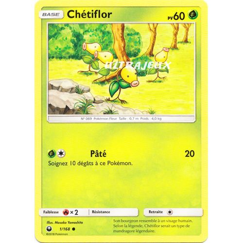 Pokémon - 1/168 - Chétiflor - Sl7 - Soleil Et Lune - Tempête Céleste - Commune