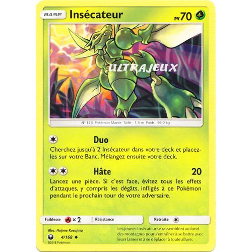 Pokémon - 4/168 - Insécateur - Sl7 - Soleil Et Lune - Tempête Céleste - Peu Commune