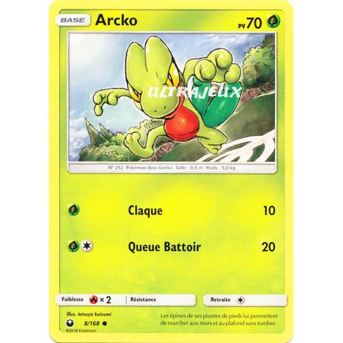 Pokémon - 8/168 - Sl7 - Soleil Et Lune - Tempête Céleste - Arcko - Commune