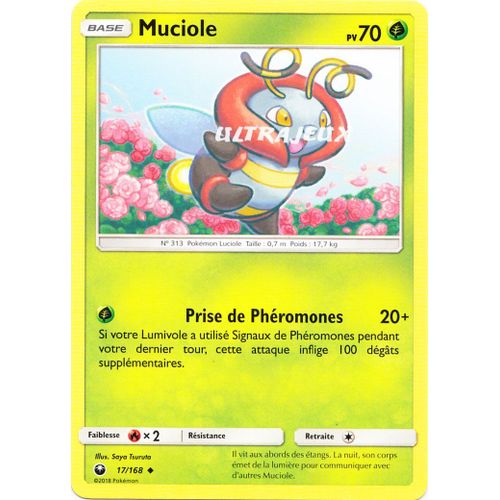 Pokémon - 17/168 - Muciole - Sl7 - Soleil Et Lune - Tempête Céleste - Peu Commune