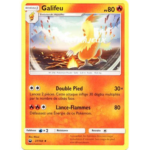 Pokémon - 27/168 - Galifeu - Sl7 - Soleil Et Lune - Tempête Céleste - Rare
