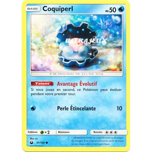 Pokémon - 41/168 - Coquiperl - Sl7 - Soleil Et Lune - Tempête Céleste - Commune