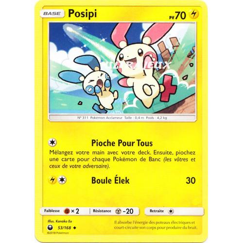 Pokémon - 53/168 - Posipi - Sl7 - Soleil Et Lune - Tempête Céleste - Peu Commune