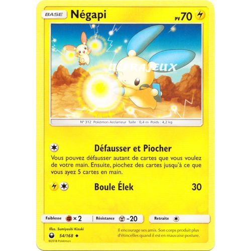 Pokémon - 54/168 - Negapi - Sl7 - Soleil Et Lune - Tempête Céleste - Peu Commune