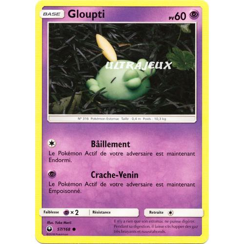 Pokémon - 57/168 - Gloupti - Sl7 - Soleil Et Lune - Tempête Céleste - Commune