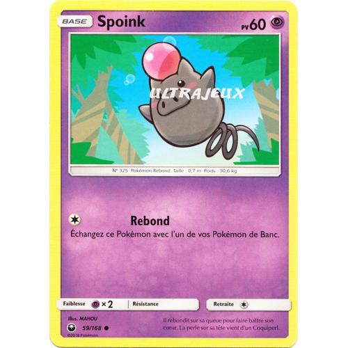 Pokémon - 59/168 - Spoink - Sl7 - Soleil Et Lune - Tempête Céleste - Commune