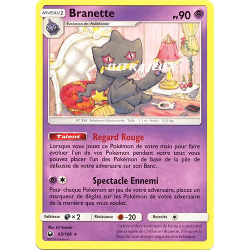 Pokémon - 65/168 - Branette - Sl7 - Soleil Et Lune - Tempête Céleste - Rare