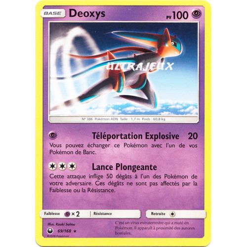 Pokémon - 69/168 - Deoxys - Sl7 - Soleil Et Lune - Tempête Céleste - Rare