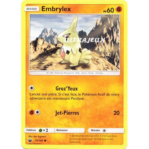Pokémon - 74/168 - Embrylex - Sl7 - Soleil Et Lune - Tempête Céleste - Commune