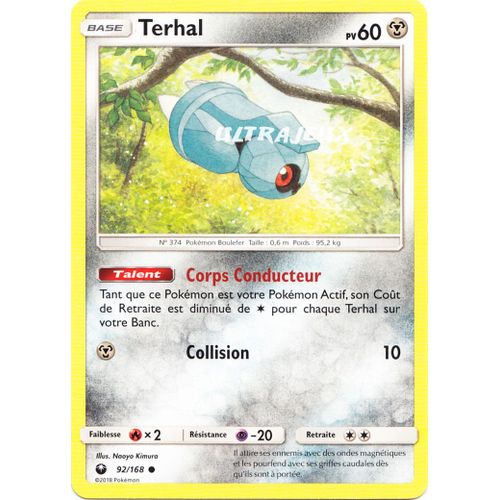 Pokémon - 92/168 - Terhal - Sl7 - Soleil Et Lune - Tempête Céleste - Commune