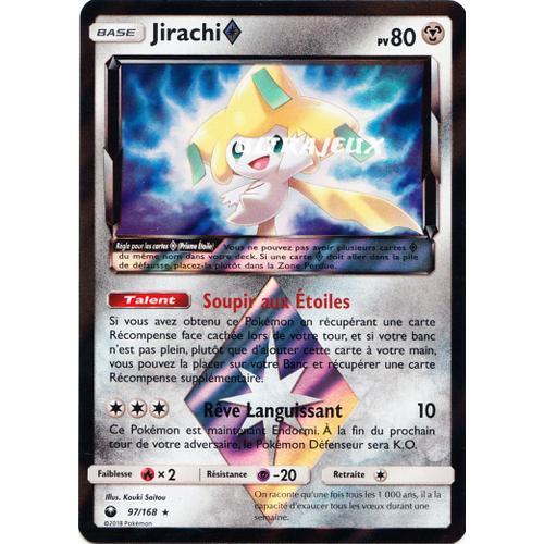 Pokémon - 97/168 - Jirachi ? - Sl7 - Soleil Et Lune - Tempête Céleste - Prisme
