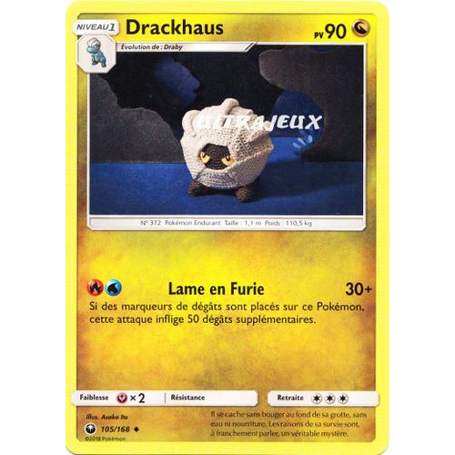 Pokémon - 105/168 - Drackhaus - Sl7 - Soleil Et Lune - Tempête Céleste - Peu Commune