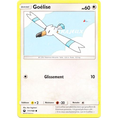 Pokémon - 111/168 - Sl7 - Soleil Et Lune - Tempête Céleste - Goélise - Commune