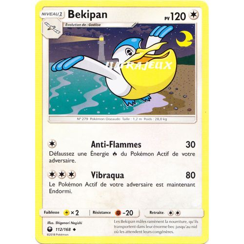 Pokémon - 112/168 - Bekipan - Sl7 - Soleil Et Lune - Tempête Céleste - Peu Commune