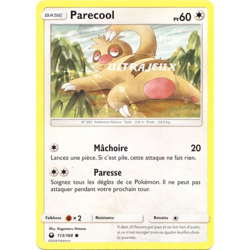 Pokémon - 113/168 - Sl7 - Soleil Et Lune - Tempête Céleste - Parecool - Commune