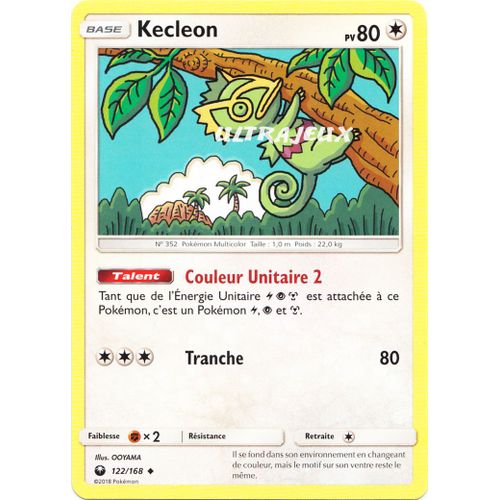 Pokémon - 122/168 - Kecleon - Sl7 - Soleil Et Lune - Tempête Céleste - Peu Commune