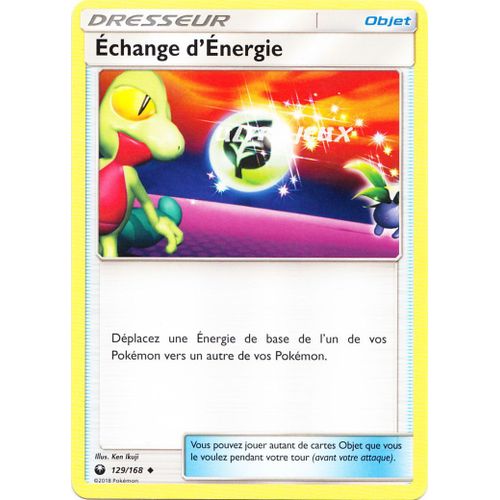 Pokémon - 129/168 - Echange D'energie - Sl7 - Soleil Et Lune - Tempête Céleste - Peu Commune