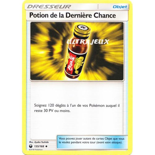 Pokémon - 135/168 - Potion De La Dernière Chance - Sl7 - Soleil Et Lune - Tempête Céleste - Peu Commune