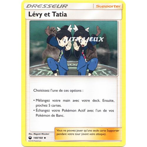 Pokémon - 148/168 - Lévy Et Tatia - Sl7 - Soleil Et Lune - Tempête Céleste - Peu Commune